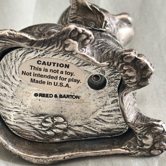 Reed & Barton Cocker Spaniel Puppy Mini Music Box without Twist - Picture 5 of 6